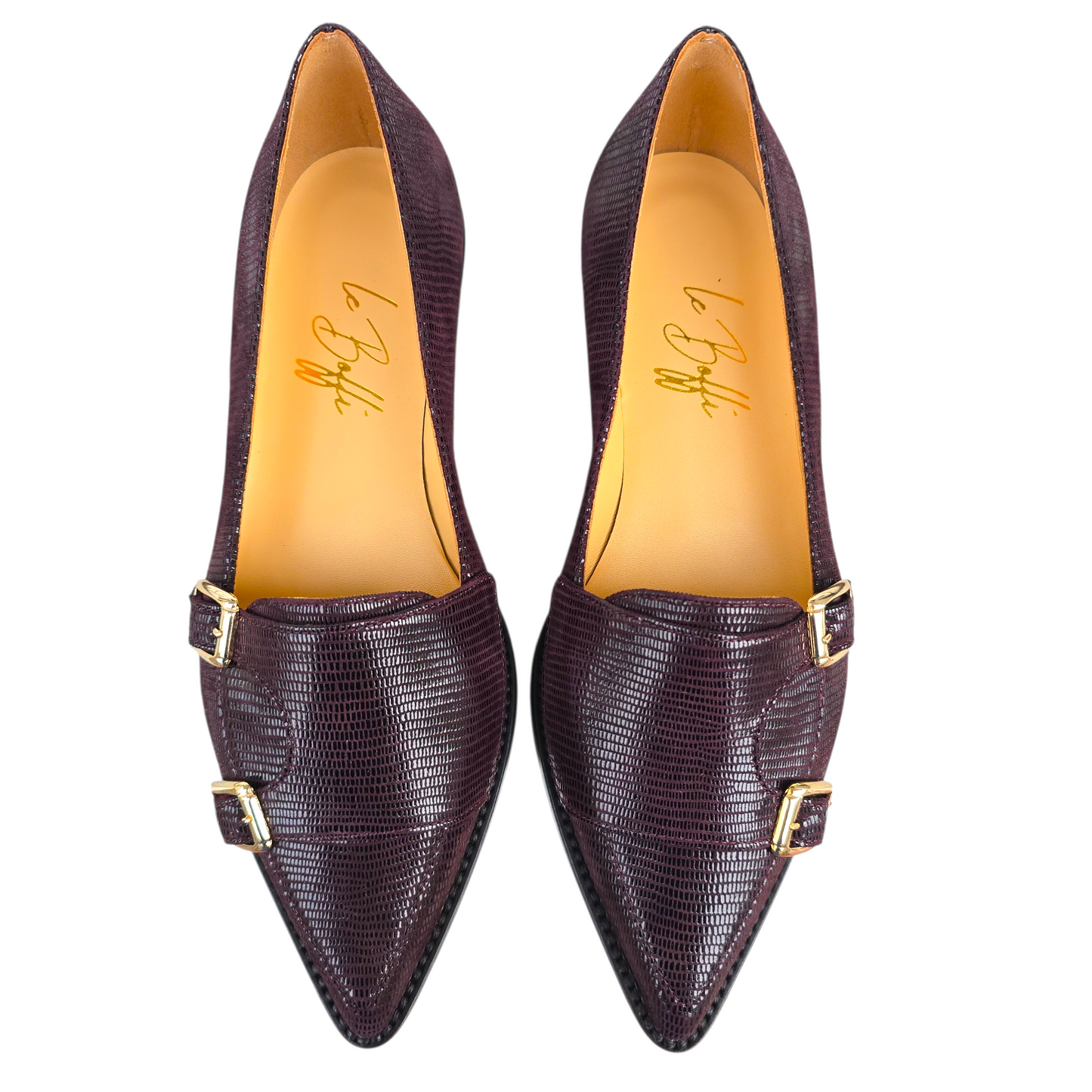 Penelope in rettile bordeaux