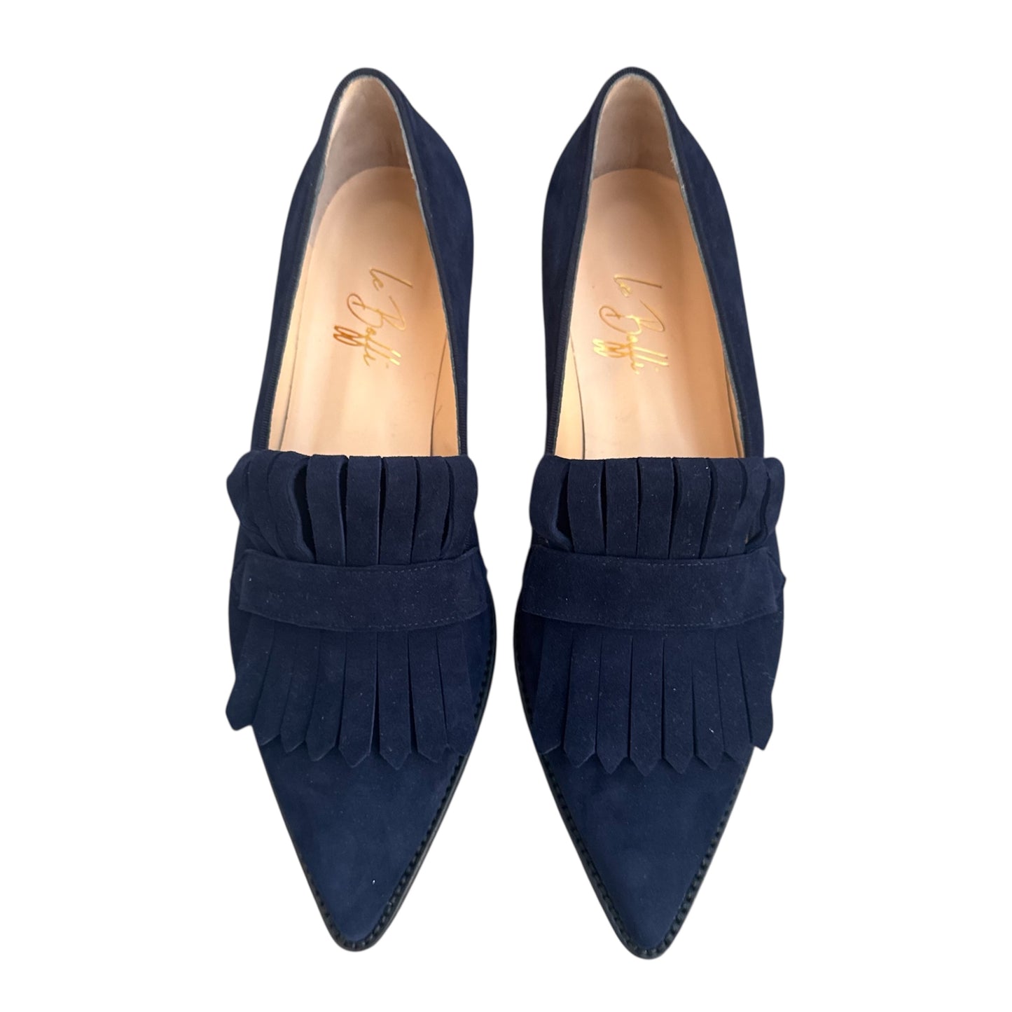 Angelina camoscio blu