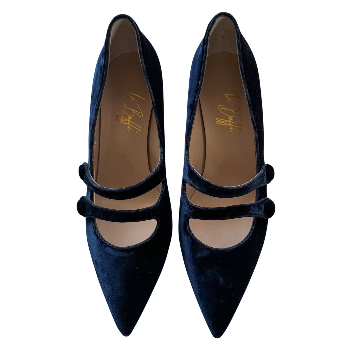 Frida 55 in velluto blu notte