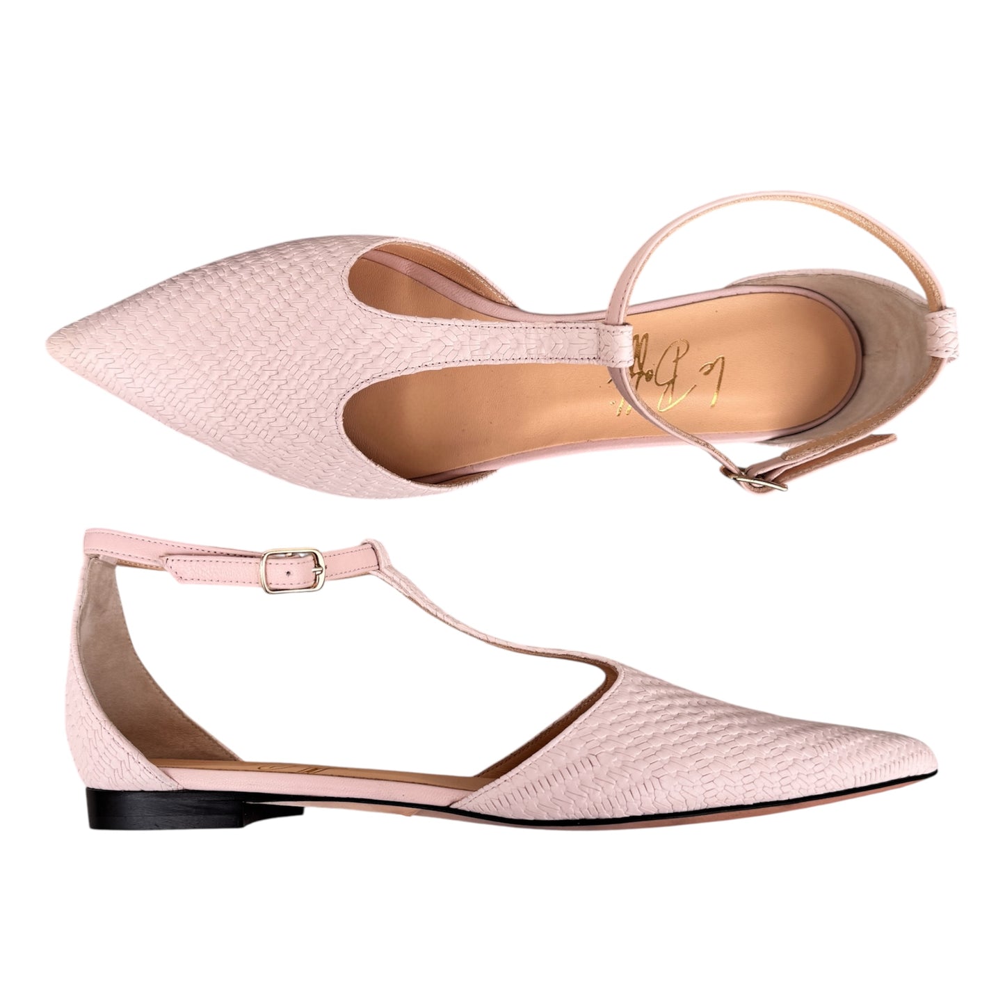 Matilde in pelle spigata rosa
