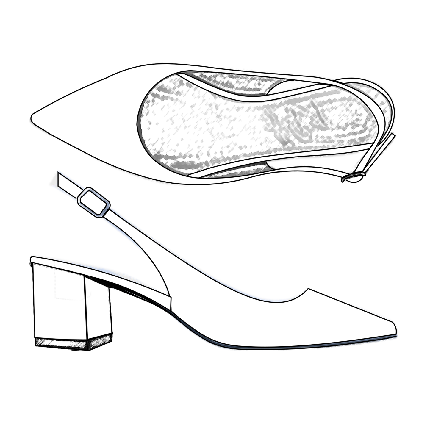 Adele slingback 55 Bride