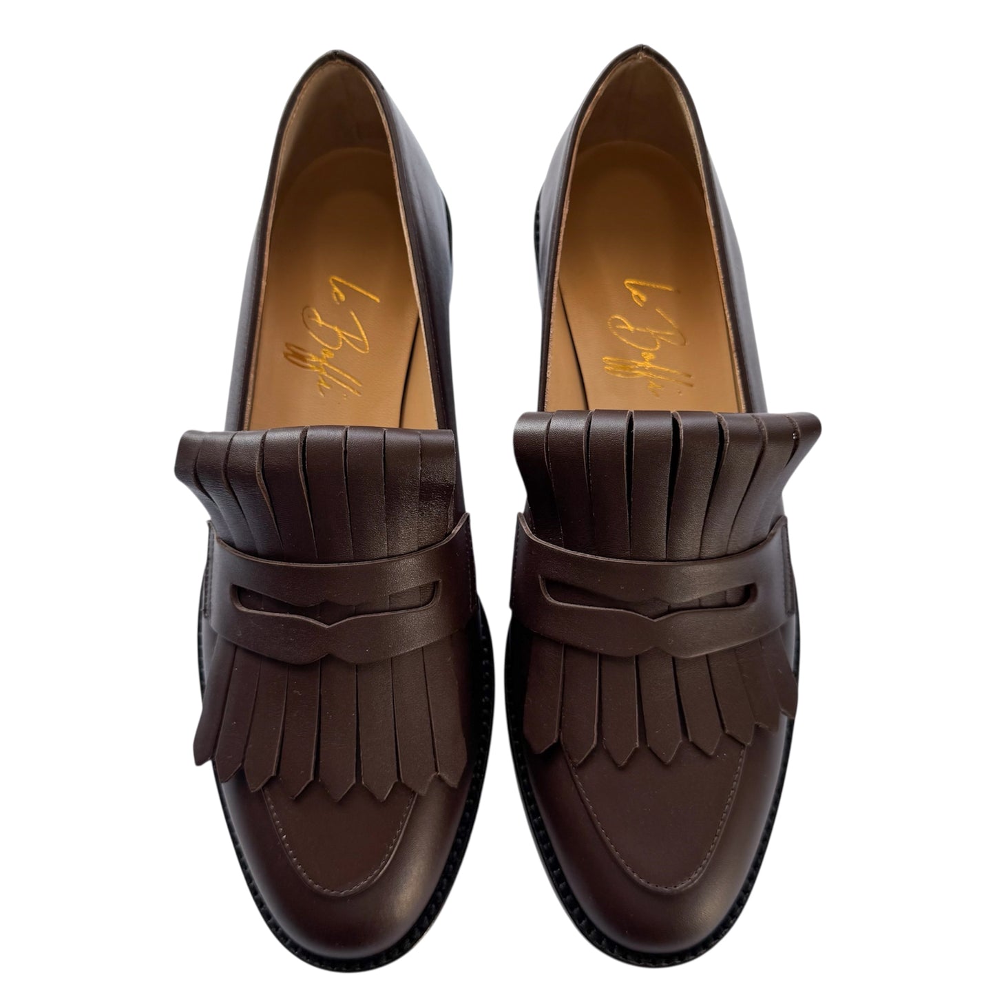 Nina in pelle marrone