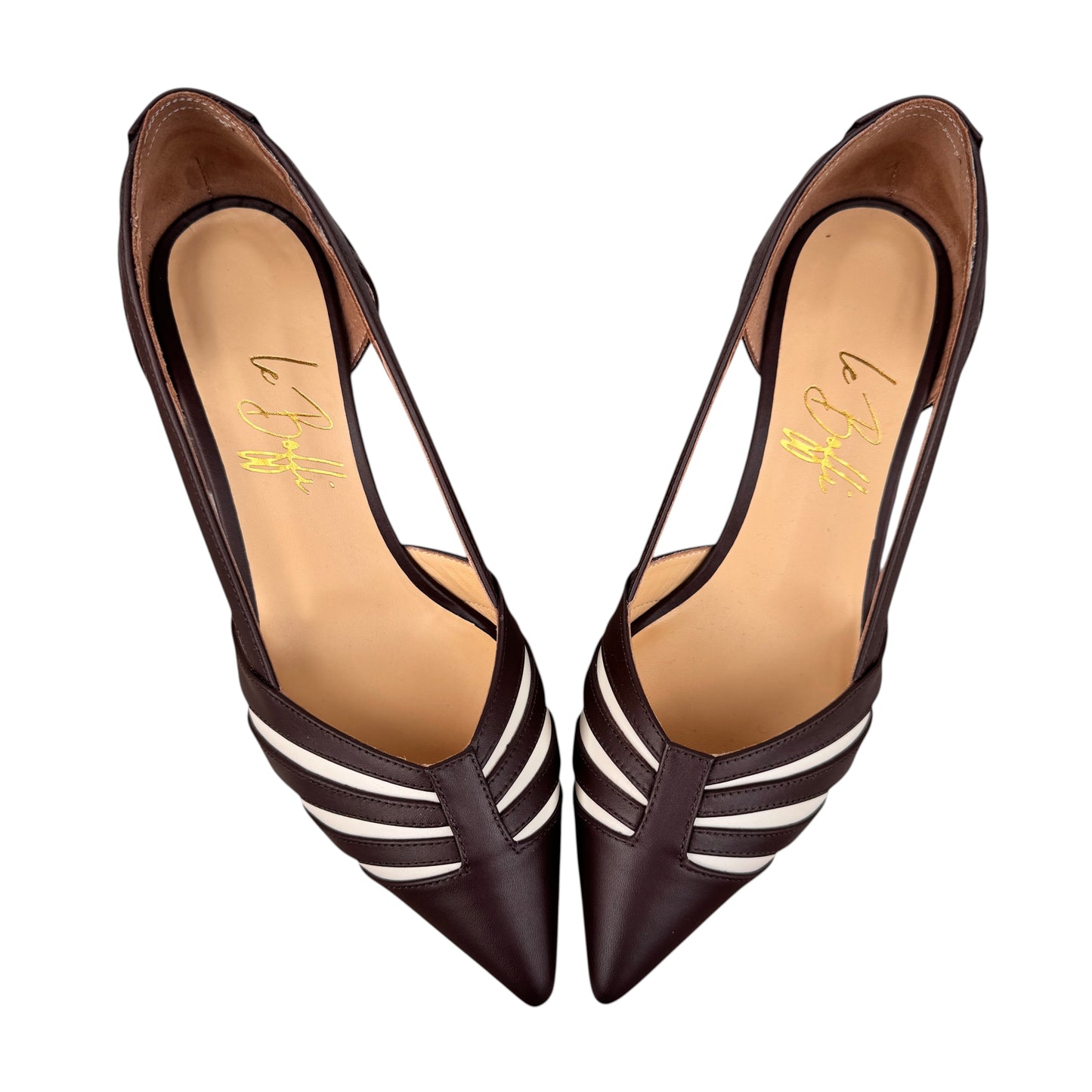 Giorgia 55 in pelle marrone
