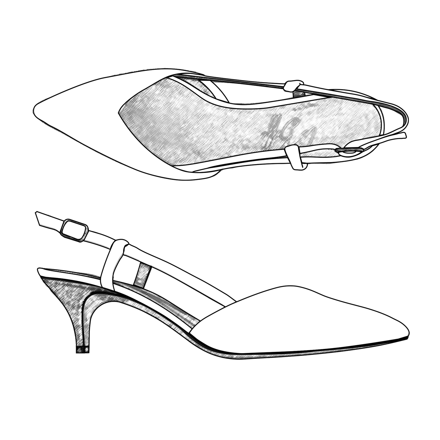 Gaia Slingback 55