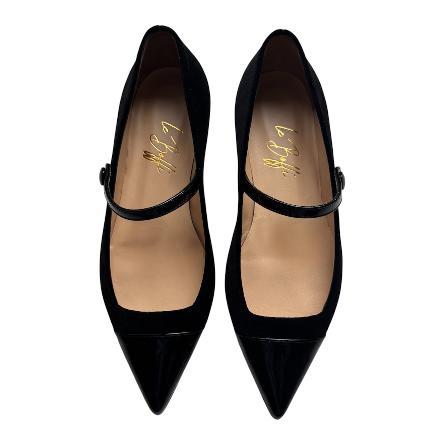 Emma in velluto e vernice nera