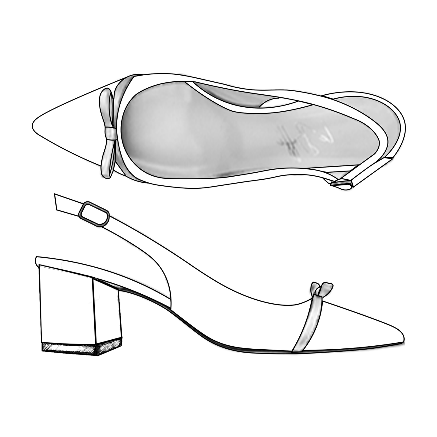 Nora Slingback 55 TOTAL PERSONALIZZATO