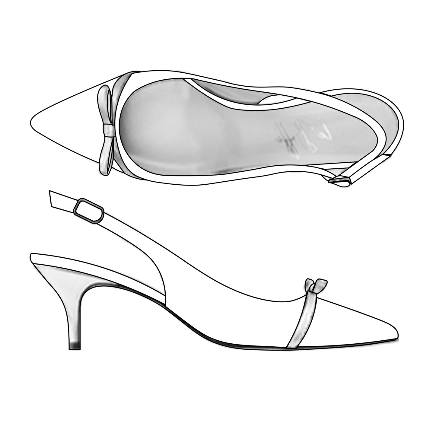Nora Slingback 55 TOTAL PERSONALIZZATO