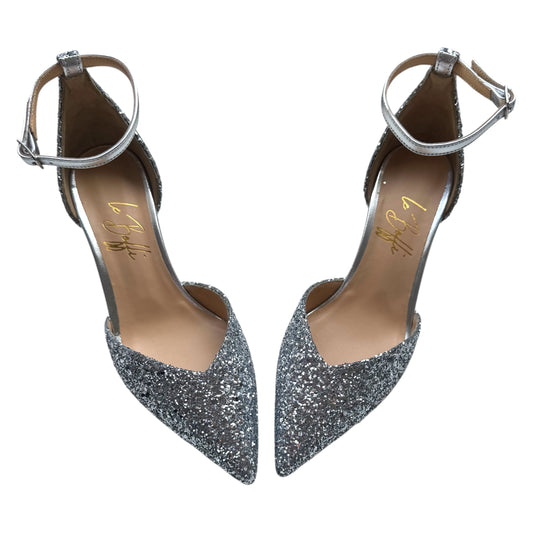 Greta 55 in silver glitter