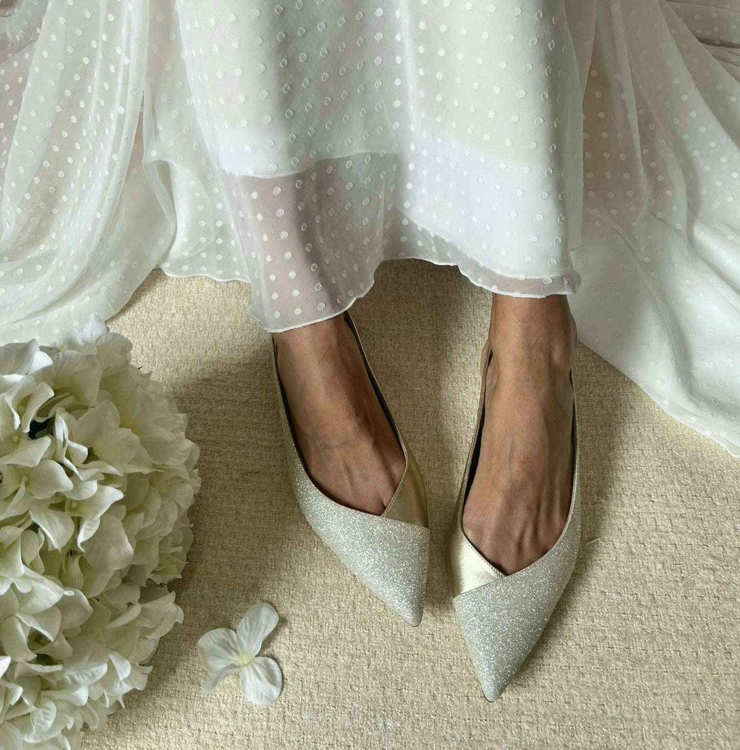 Amelia slingback Bride