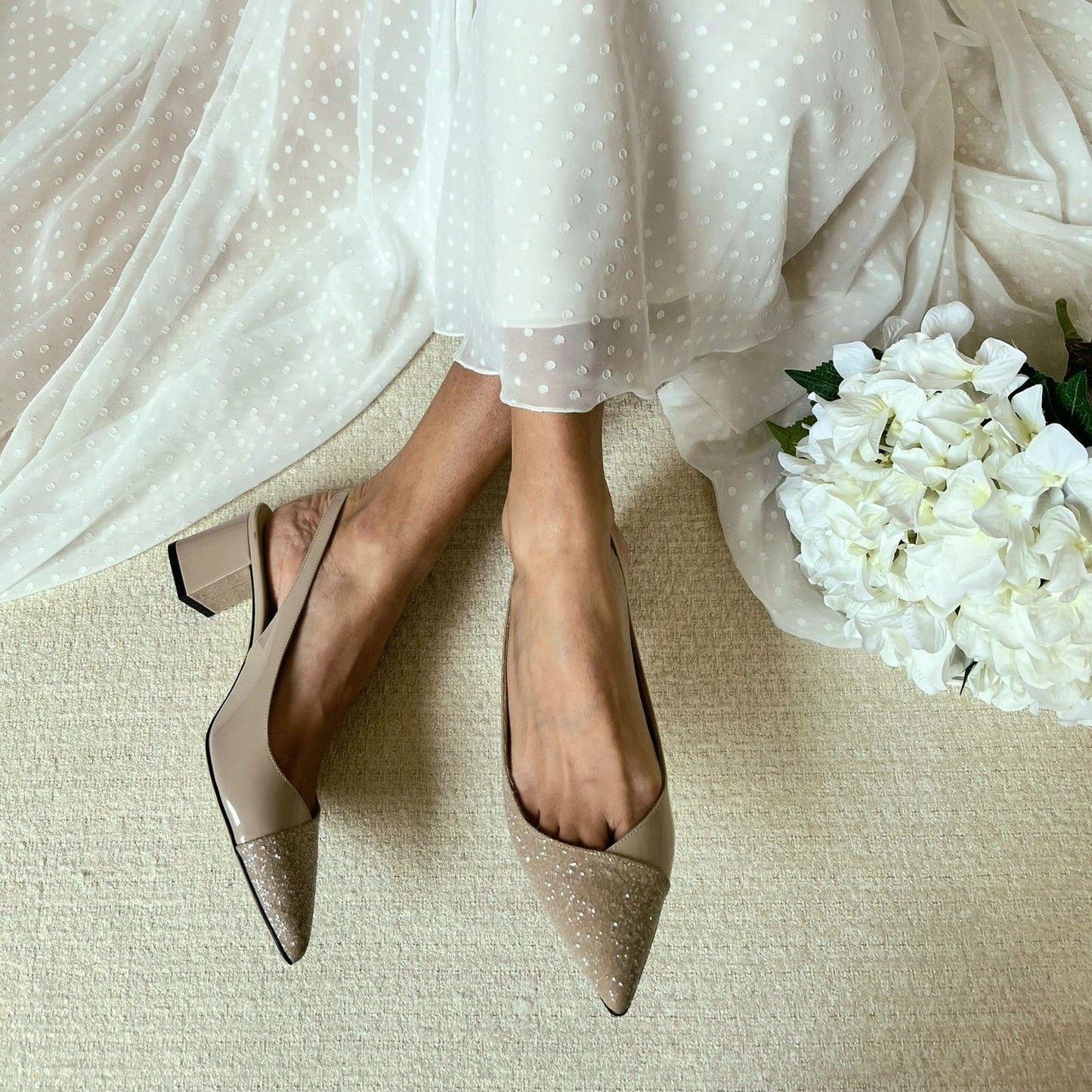 Amelia slingback 55 Bride
