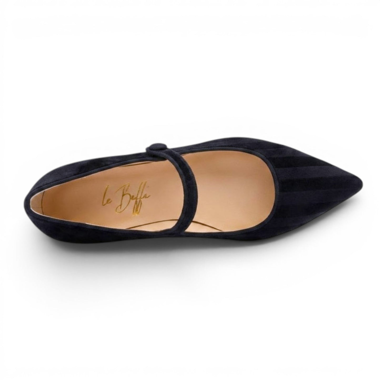 Adele in velluto a righe blu notte PREORDINE