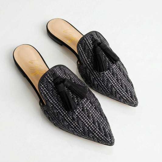 Agata Mule Black Ear PRE-ORDER