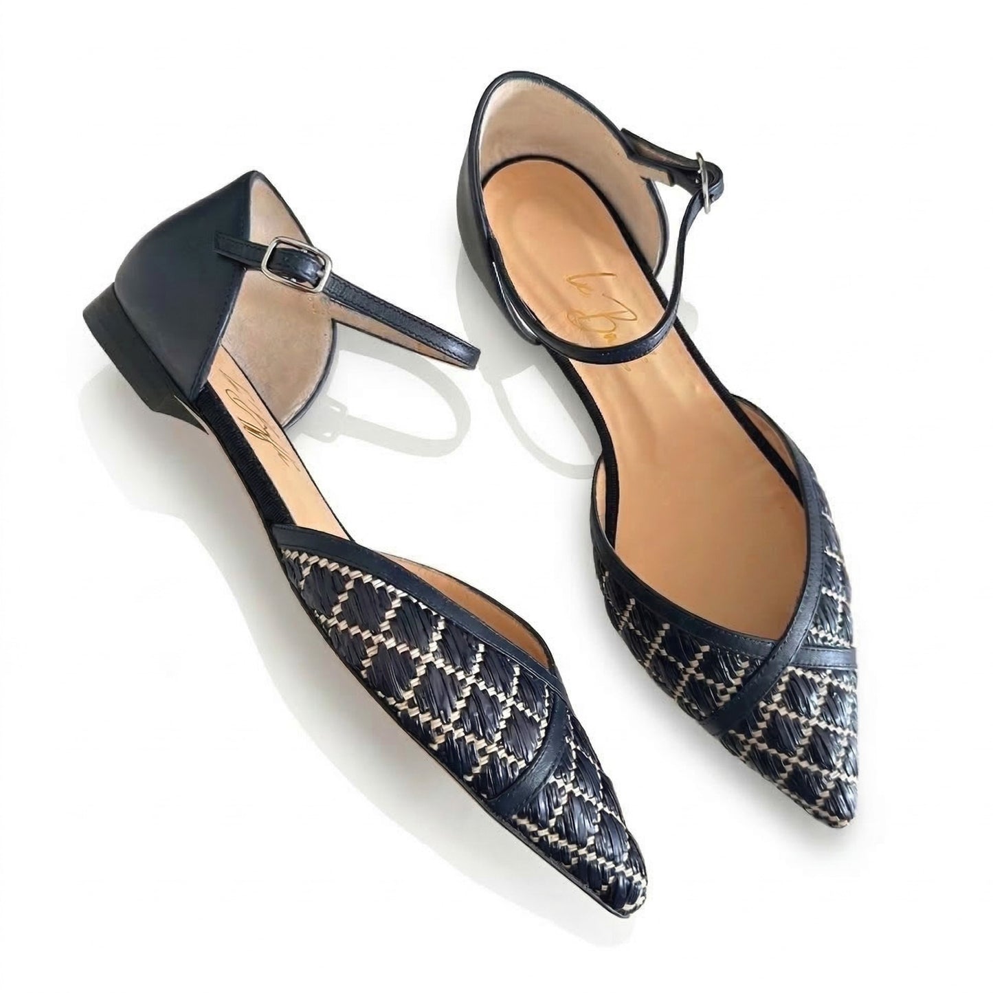 Alice in rafia blu