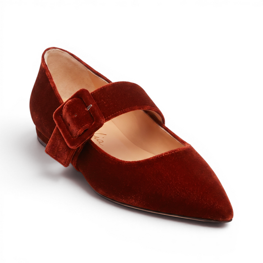 Ginevra in velluto ruggine PREORDINE