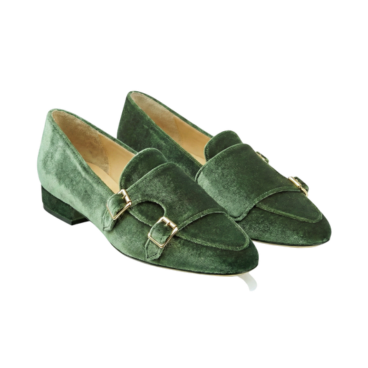 Priscilla in laurel velvet