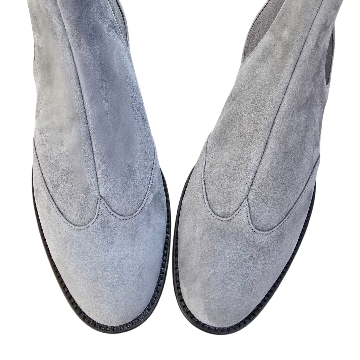 Allegra in camoscio grigio