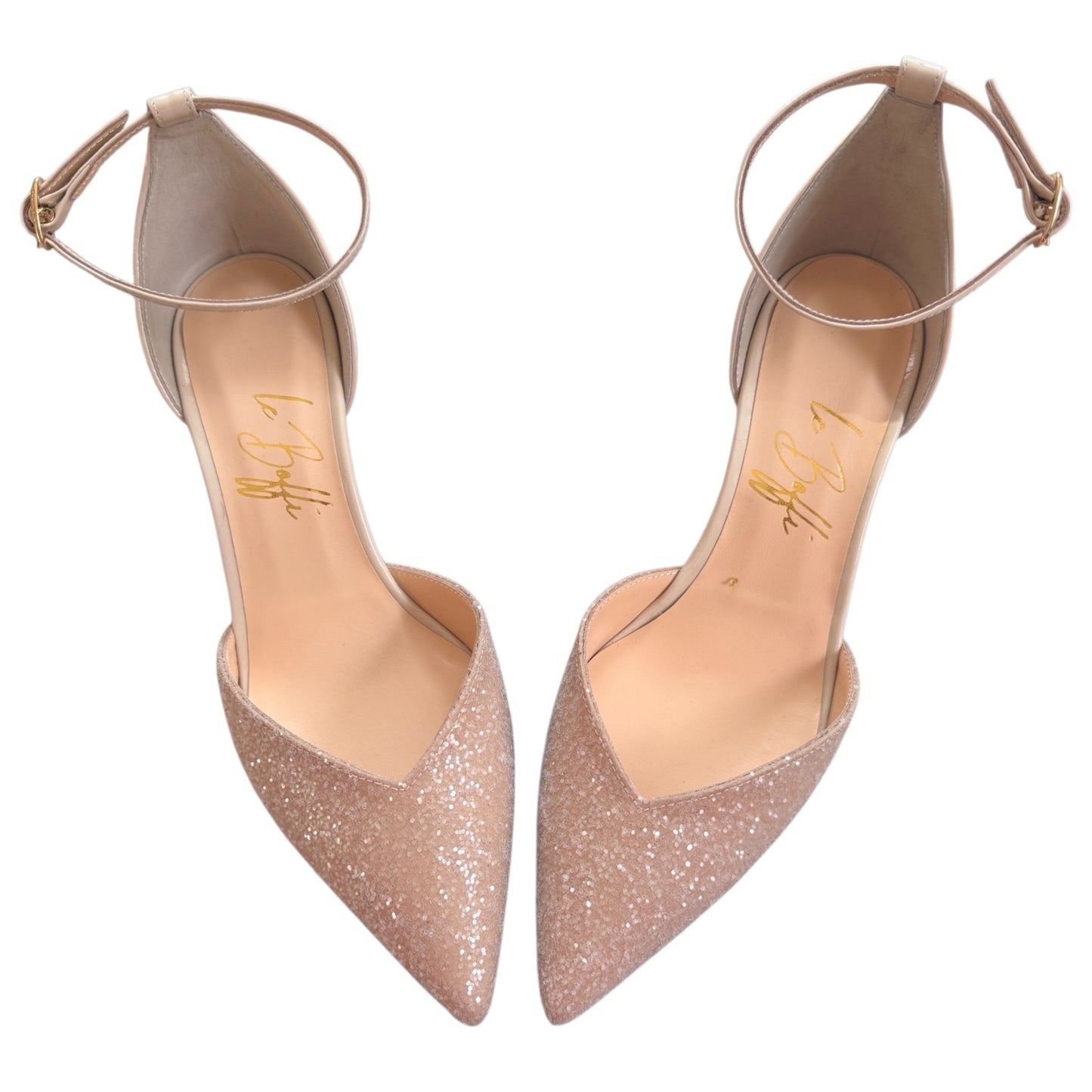 Greta 55 in glitter e vernice poudre