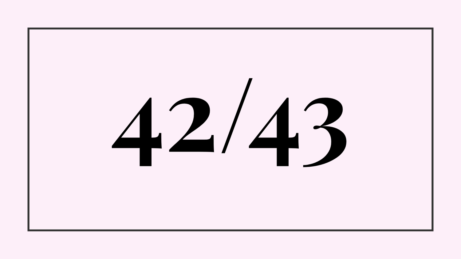 Taglia 42 e 43
