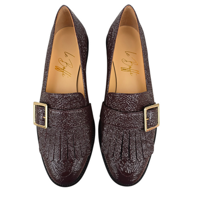 Virginia in crackle bordeaux