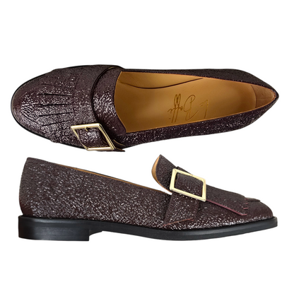 Virginia in crackle bordeaux