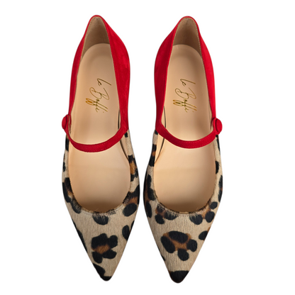 Adele bicolor cavallino e rosso