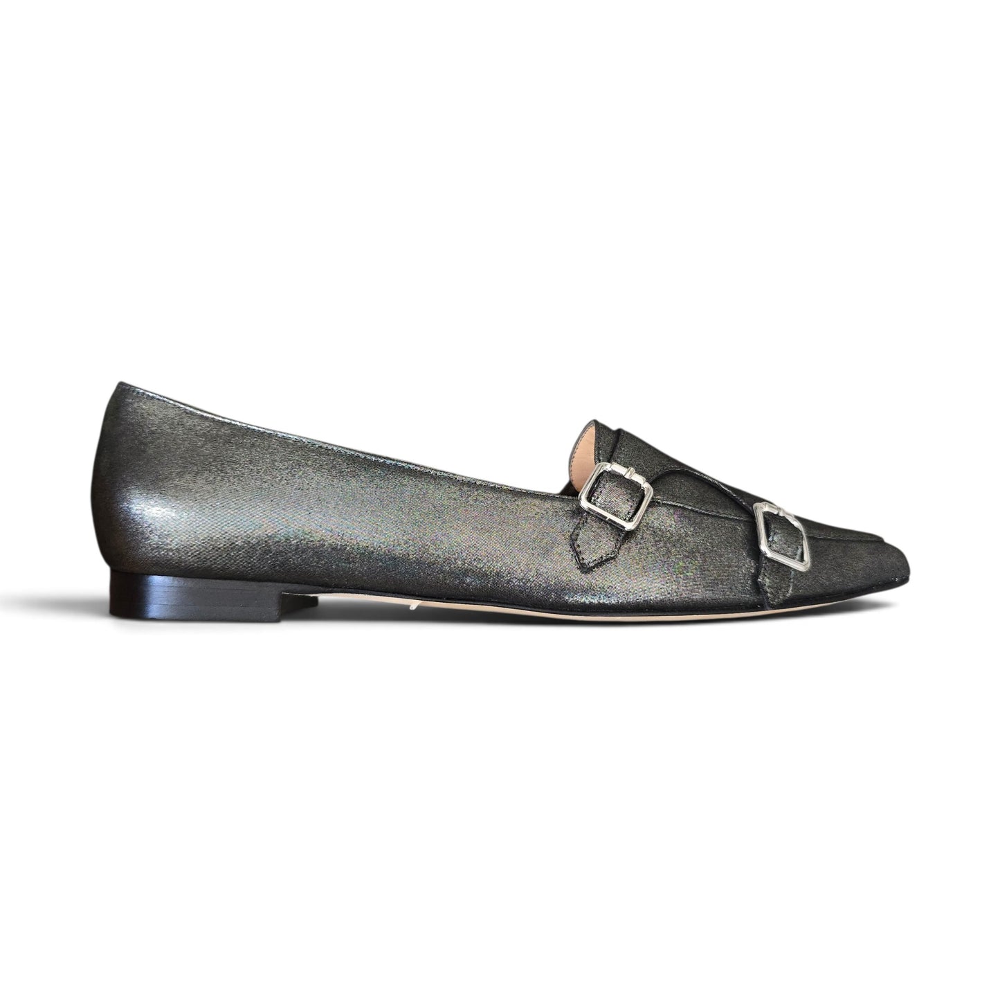 Penelope in pelle glitterata antracite