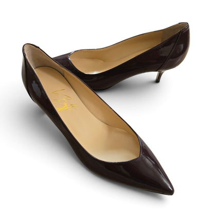 Karol 55 in vernice marrone