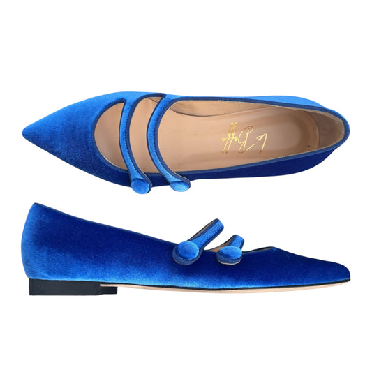 Frida in velluto bluette