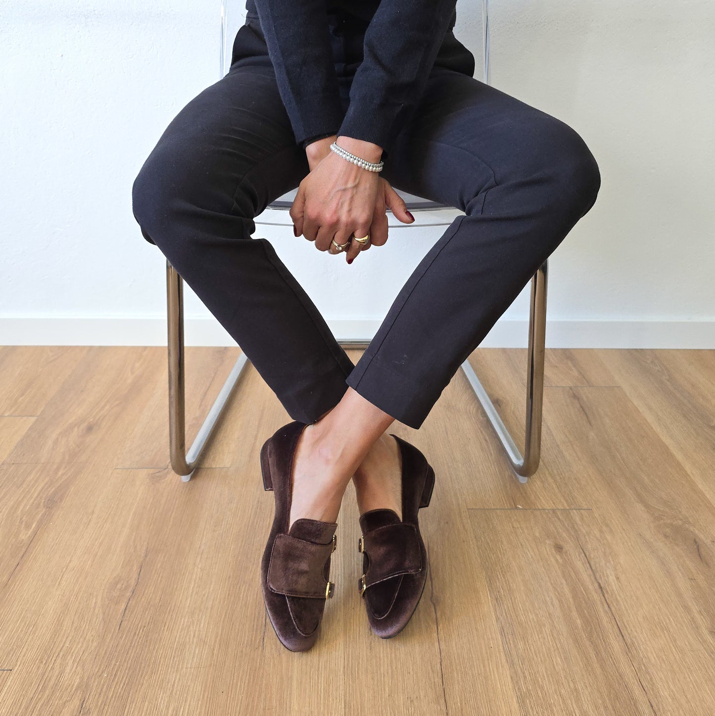 PRISCILLA in anthracite leather