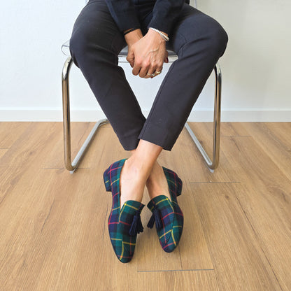 OLIVIA in ruby velvet