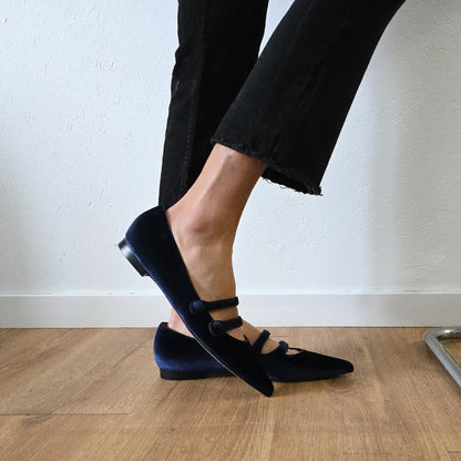 Frida in velluto blu