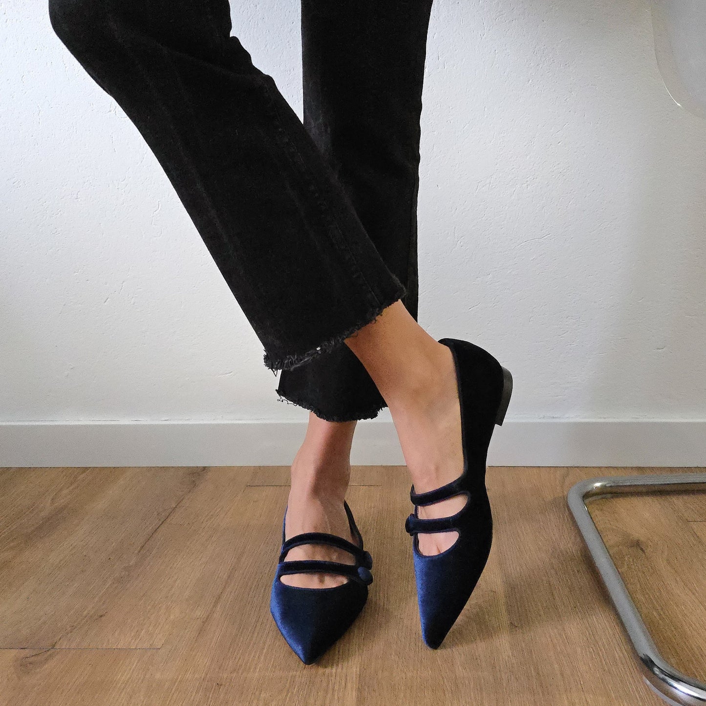 Frida in velluto blu