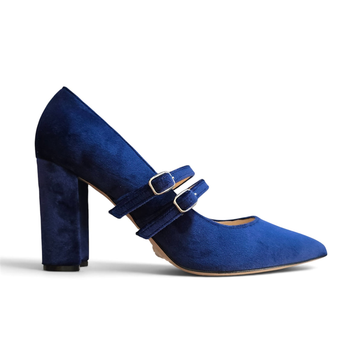 Elisa 85 in velluto blu