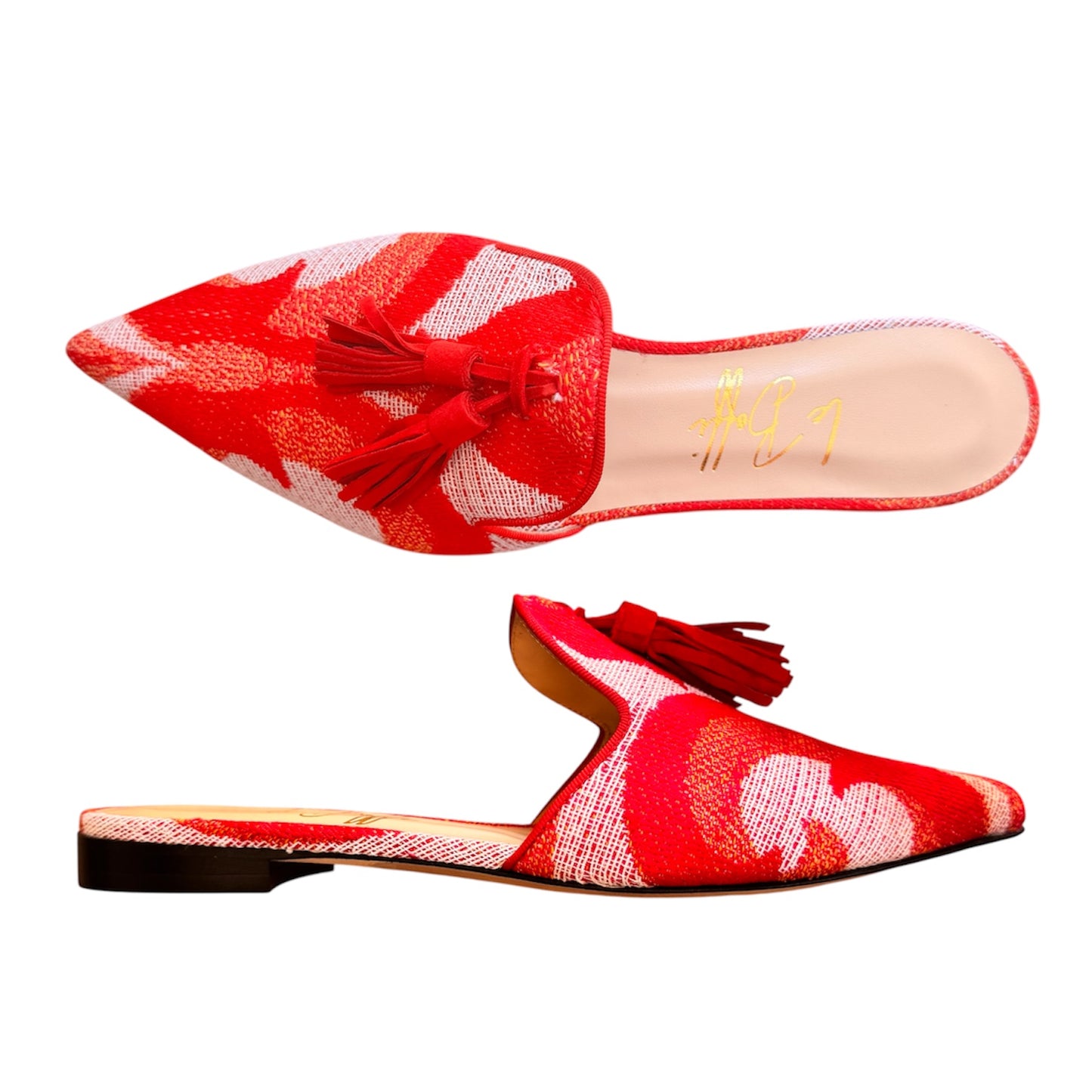 Agata mule fiamme rosse