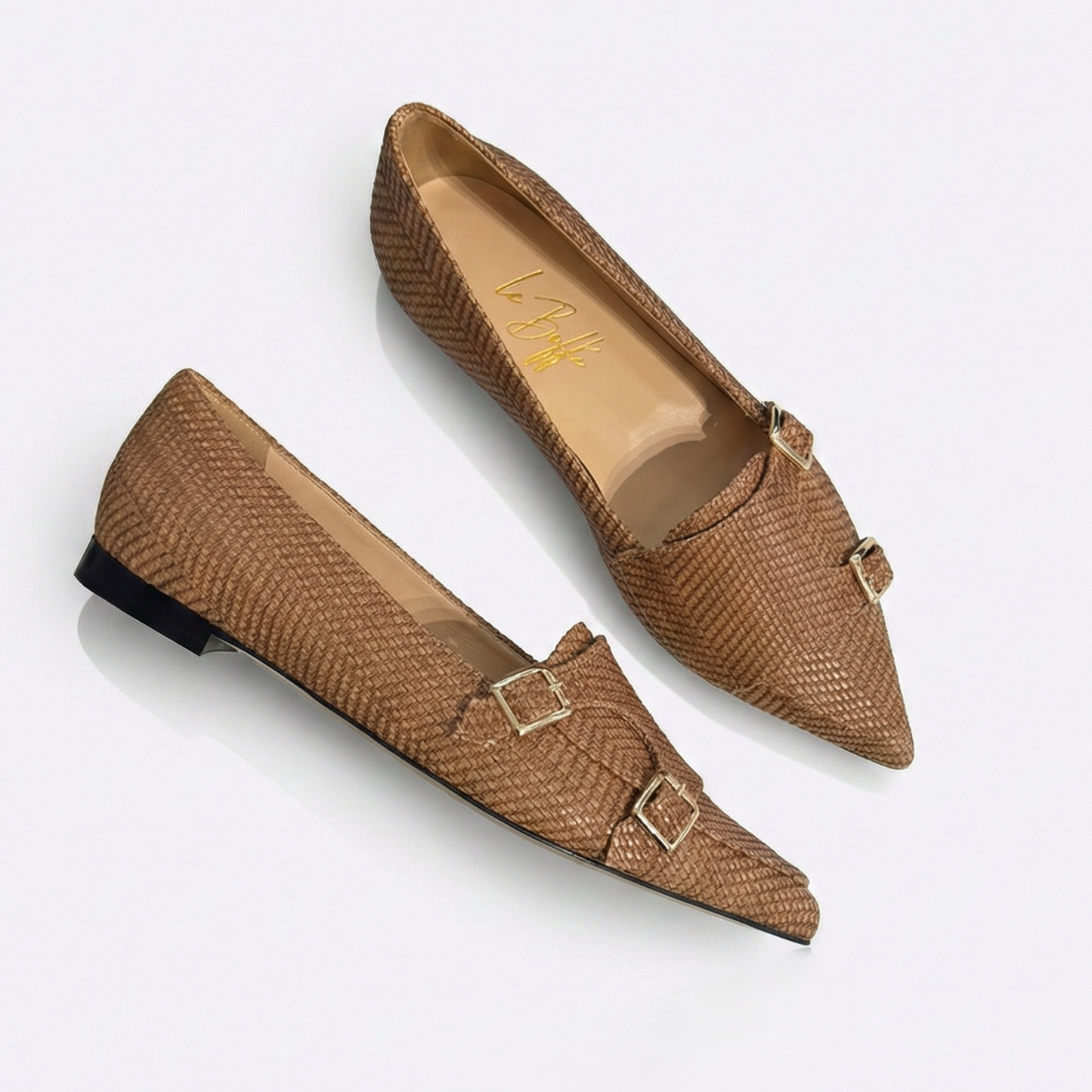 Penelope in intrecciato caramello