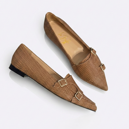 Penelope in intrecciato caramello