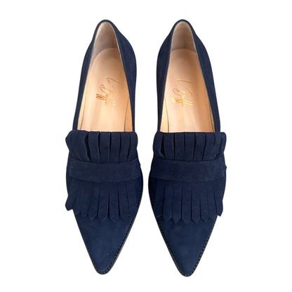 Angelina camoscio blu