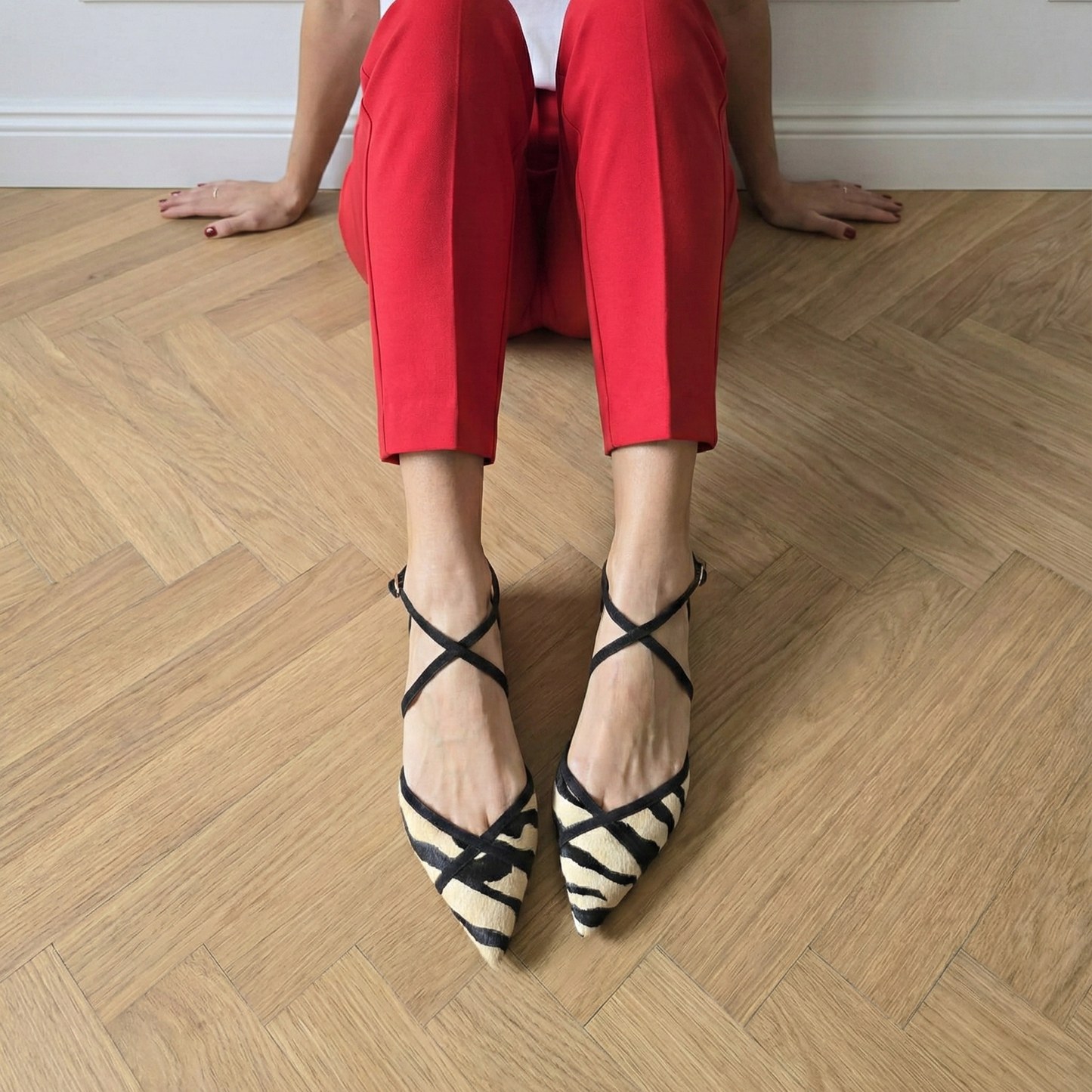 Elisabetta in cavallino tigre
