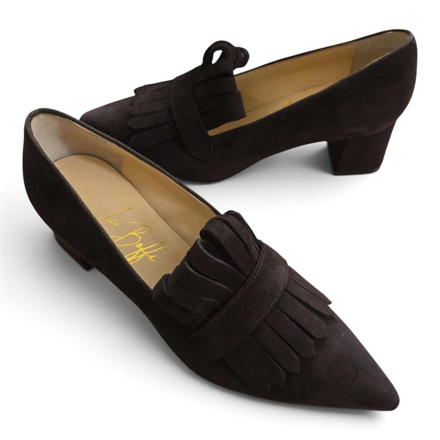 Angelina 55 in camoscio marrone