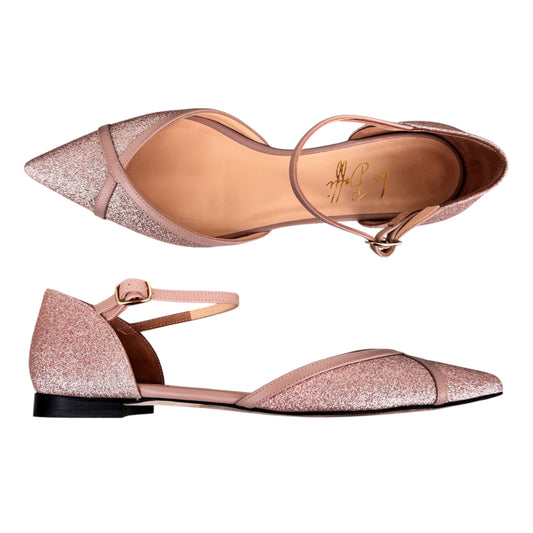 Alice in glitter e pelle nude
