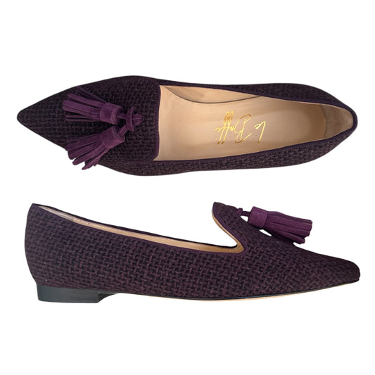 Agata in bouclé prugna