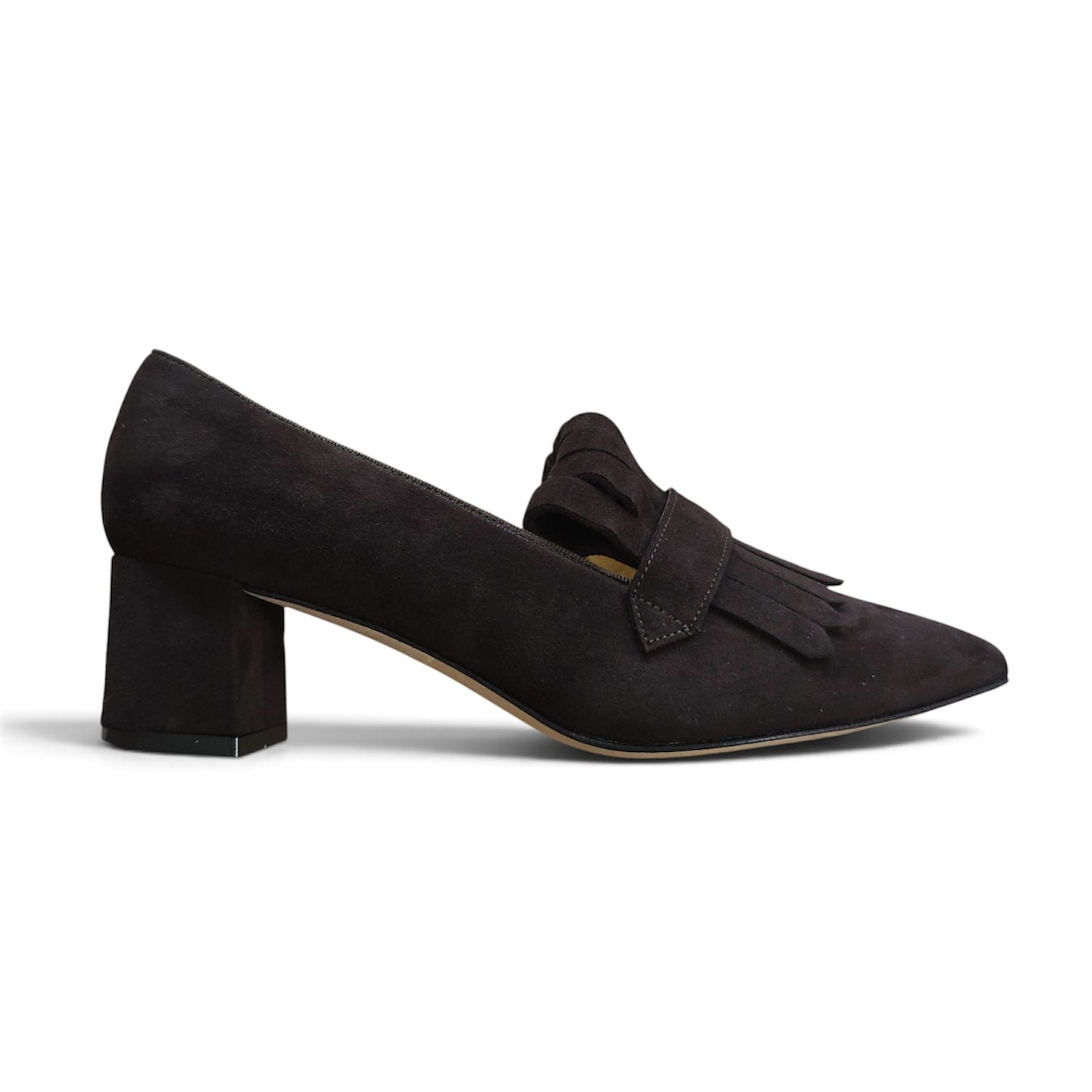 Angelina 55 in camoscio marrone