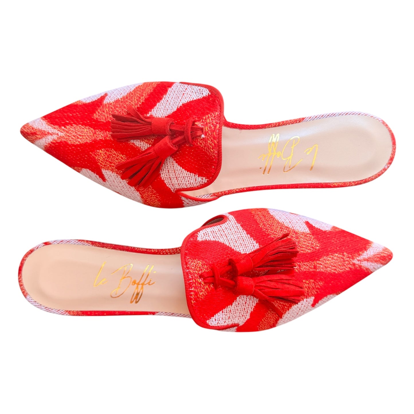 Agata mule fiamme rosse
