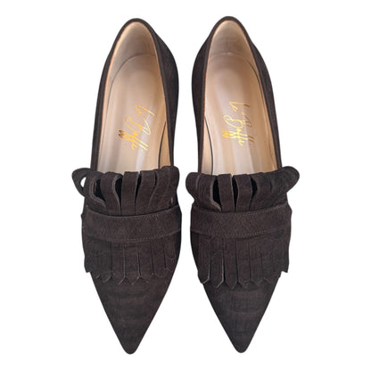 Angelina in camoscio stampa cocco