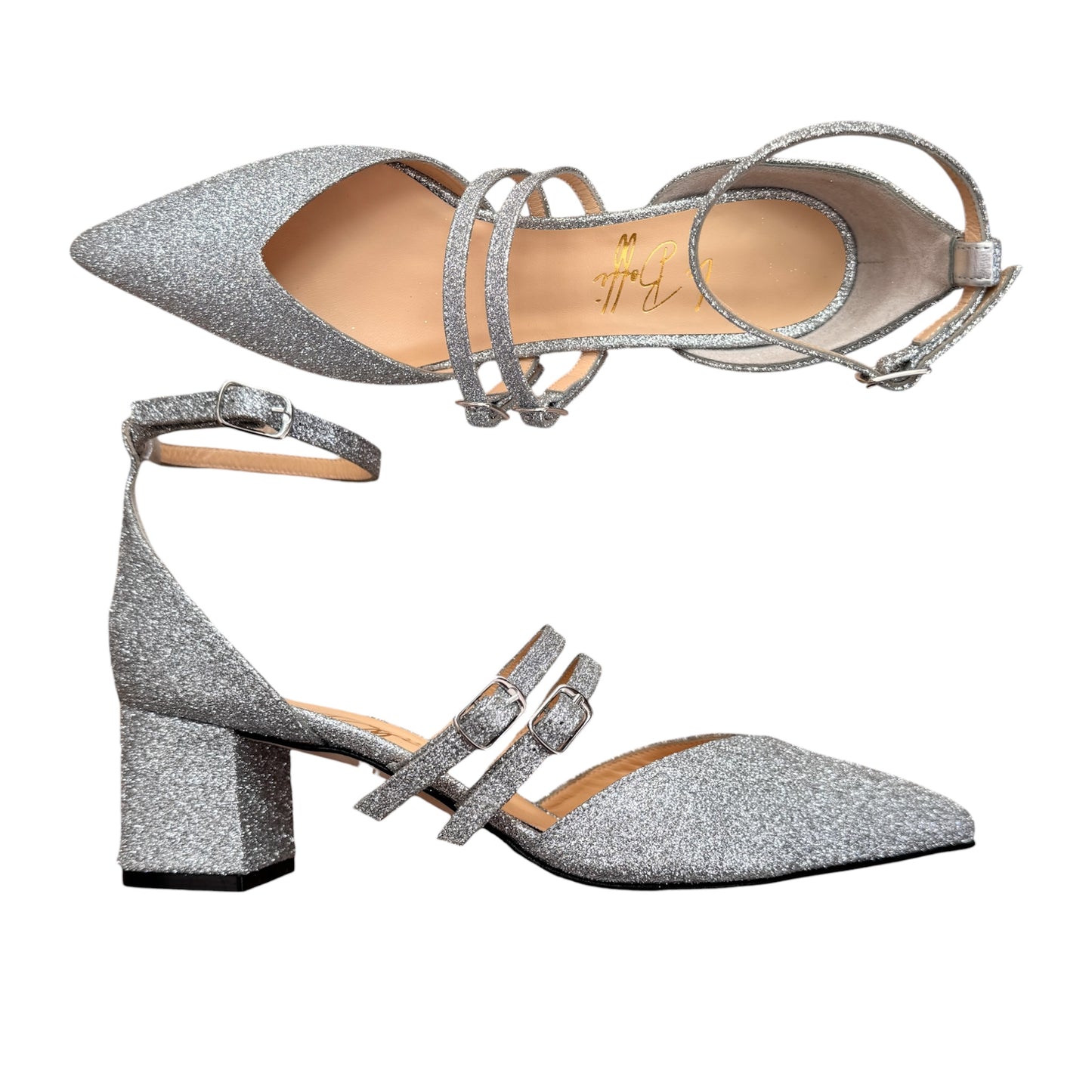Ottavia 55 in glitter argento