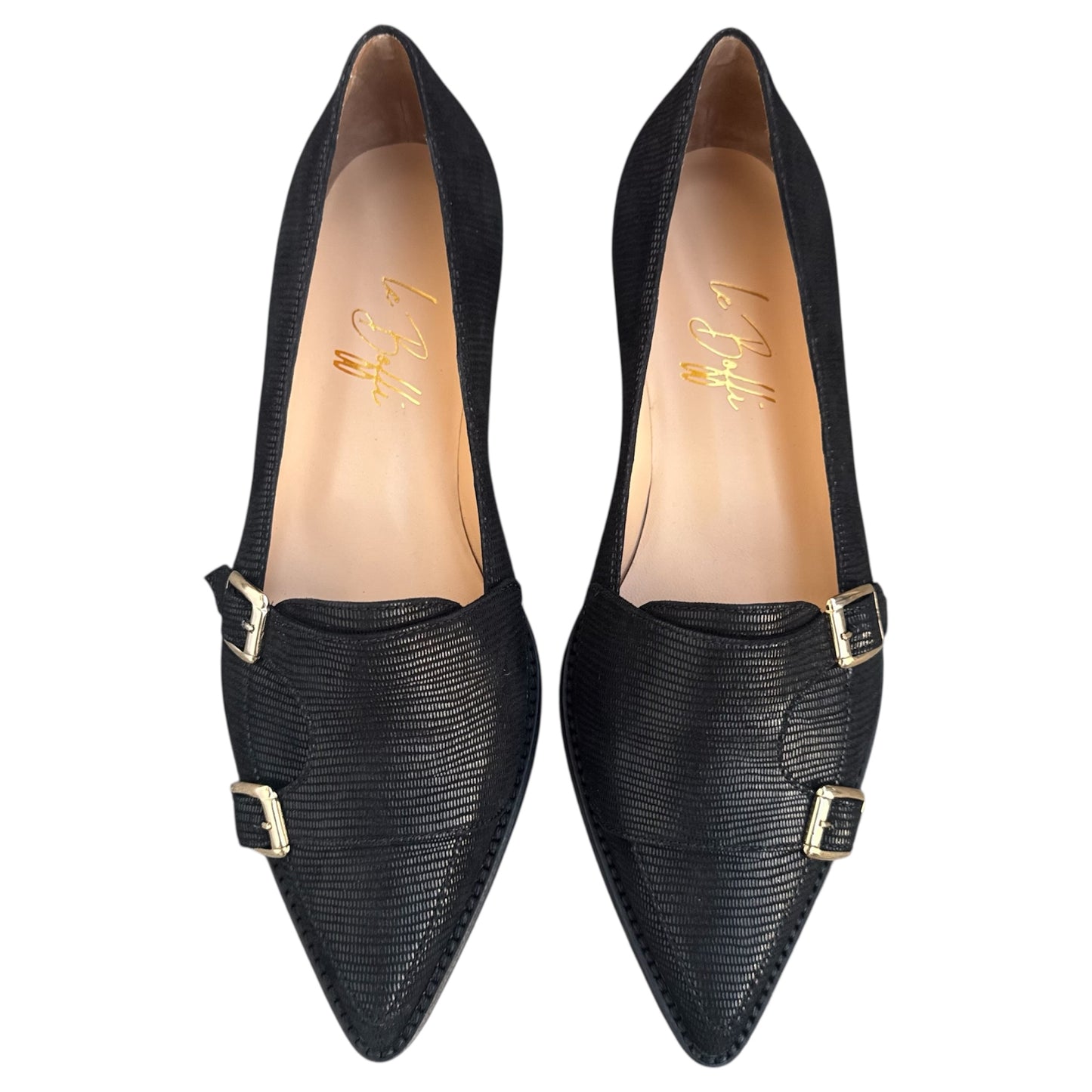 Penelope in serpente glitterato nero