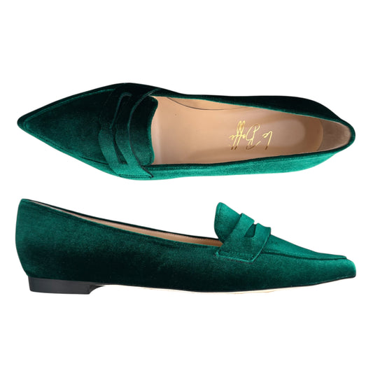 Oliva in velluto verde smeraldo