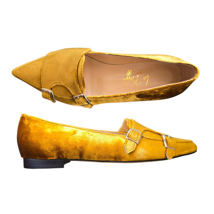 Penelope in velluto oro intenso