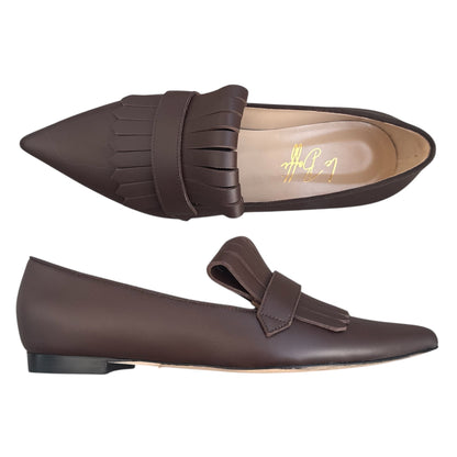 Angelina in pelle marrone