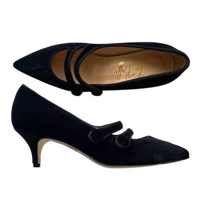 Frida 55 in velluto nero